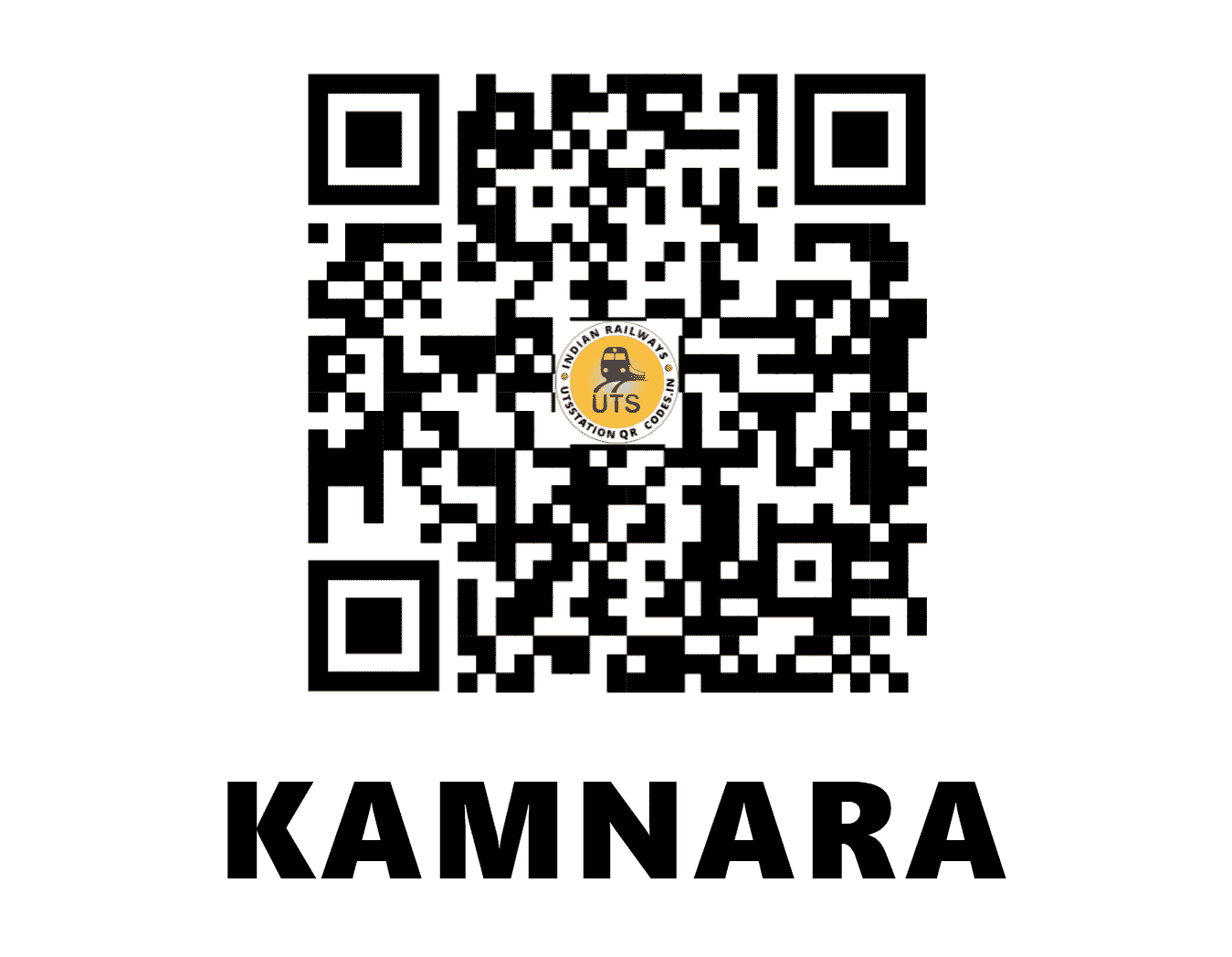 UTS QR Code for KAMNARA - KMRA - ER (WEST BENGAL)